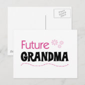 Toekomstige oma-overhemden en -cadeaus briefkaart (Voorkant / Achterkant)
