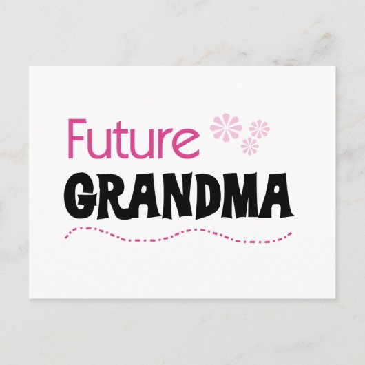 Toekomstige oma-overhemden en -cadeaus briefkaart (Voorkant)