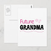 Toekomstige oma-overhemden en -cadeaus briefkaart (Voorkant / Achterkant)