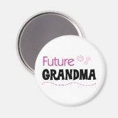 Toekomstige oma-overhemden en -cadeaus magneet (Voorkant / Achterkant)