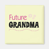 Toekomstige oma-overhemden en -cadeaus magneet (Voorkant)