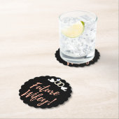 Toekomstige onbewerkte Tortelduifjes Kartonnen Onderzetters (Insitu)