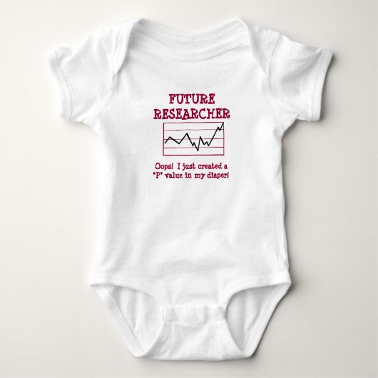 Toekomstige Onderzoeker Baby Bodysuit (Voorkant)