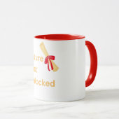 Toekomstige ontgrendelde Afstuderen Scroll Mannen Mok (Voorkant rechts)