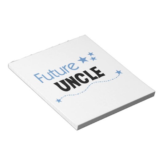 Toekomstige oom Gifts Notitieblok (Schuin)