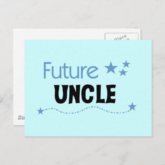 Toekomstige oom T-shirts en cadeaus Briefkaart (Voorkant / Achterkant)