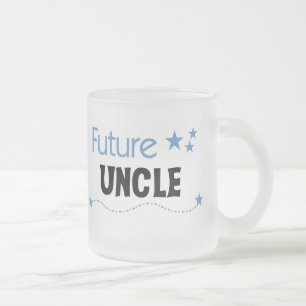 Toekomstige oom T-shirts en cadeautjes Matglas Koffiemok