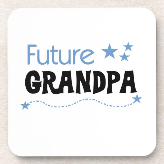 Toekomstige opa-shirts en cadeaus bier onderzetter (Voorkant)