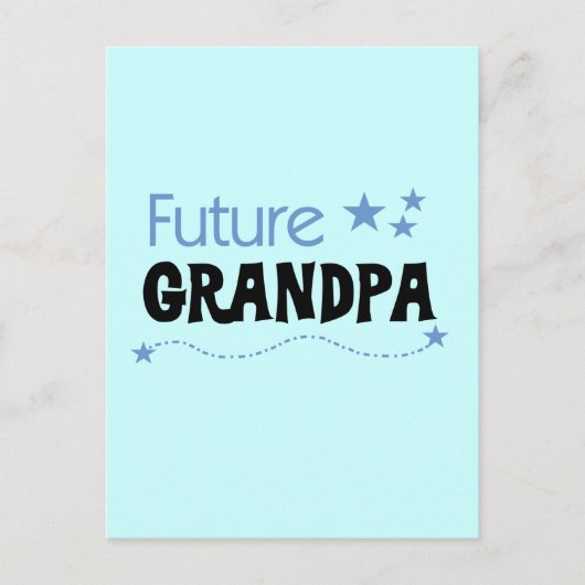 Toekomstige opa-shirts en cadeaus briefkaart (Voorkant)