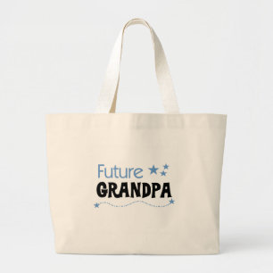 Toekomstige opa-shirts en cadeaus grote tote bag