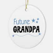 Toekomstige opa-shirts en cadeaus keramisch ornament (Links)