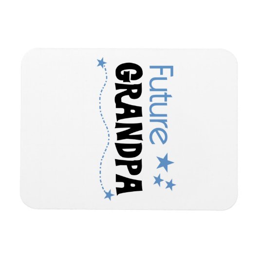 Toekomstige opa-shirts en cadeaus magneet (Horizontaal)