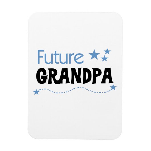Toekomstige opa-shirts en cadeaus magneet (Verticaal)