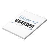 Toekomstige opa-shirts en cadeaus notitieblok (Linkerzijde)