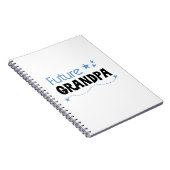 Toekomstige opa-shirts en cadeaus notitieboek (Rechterzijde)