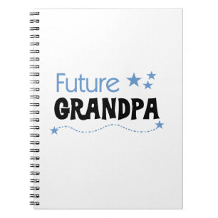 Toekomstige opa-shirts en cadeaus notitieboek