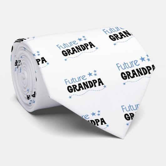 Toekomstige opa-shirts en cadeaus stropdas (Opgerold)