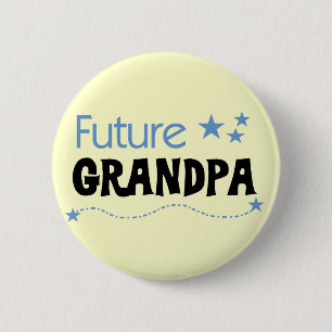 Toekomstige opa-shirts en cadeautjes ronde button 5,7 cm