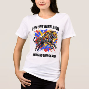 Toekomstige Opstand Voorwaartse Energie Alleen Cyb Tri-Blend Shirt