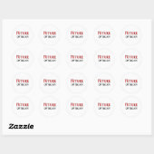 Toekomstige Opticien Ronde Sticker (Vel)