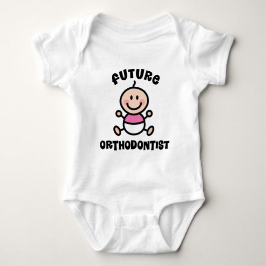 Toekomstige Orthodontist Baby Gift Romper (Voorkant)
