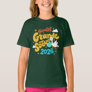 Toekomstige Oudere Zus 2026 Ik Ga Oudere Zus Zijn  T-shirt