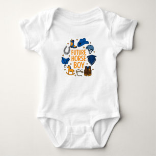 Toekomstige Paardenjongen Western Cowboy Citaat Romper