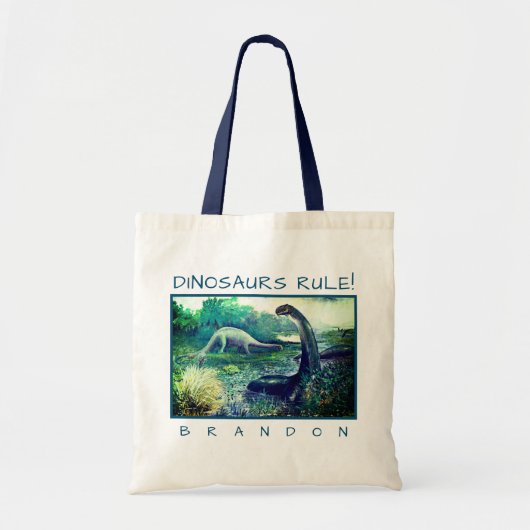 Toekomstige paleontoloog Brontosaurus Dinosaur - A Tote Bag (Voorkant)