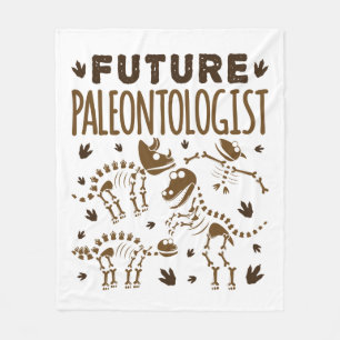 Toekomstige paleontoloog Paleontology Dinosaur Bot Fleece Deken