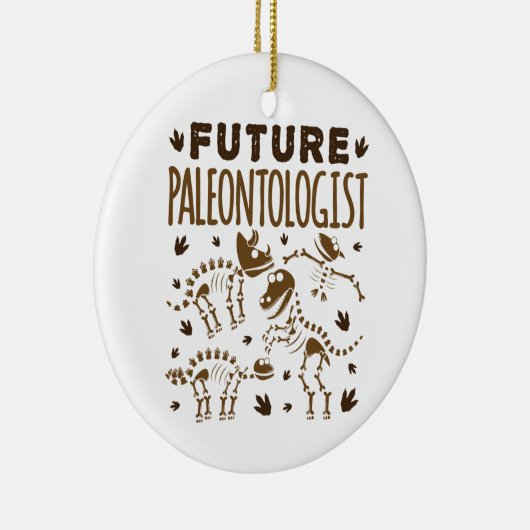Toekomstige paleontoloog Paleontology Dinosaur Bot Keramisch Ornament (Rechts)