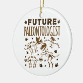 Toekomstige paleontoloog Paleontology Dinosaur Bot Keramisch Ornament (Links)