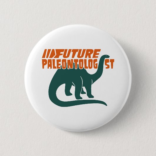 Toekomstige paleontoloog ronde button 5,7 cm (Voorkant)