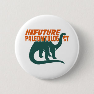 Toekomstige paleontoloog ronde button 5,7 cm