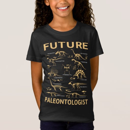toekomstige paleontoloog t-shirt (Voorkant)