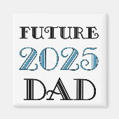 Toekomstige papa 2025 magneet (Voorkant)