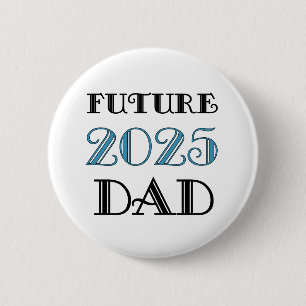 Toekomstige papa 2025 ronde button 5,7 cm