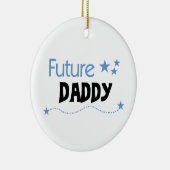Toekomstige papa cadeaus keramisch ornament (Rechts)