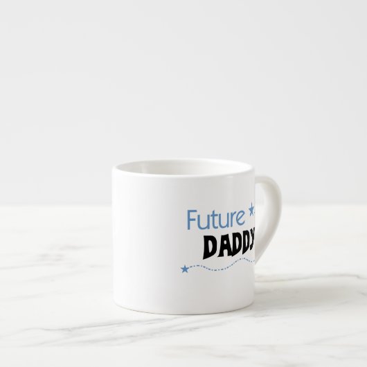Toekomstige papa geschenken espresso kop (Voorkant rechts)