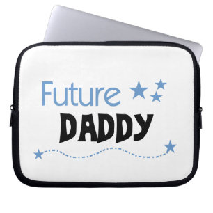 Toekomstige papa geschenken laptop sleeve