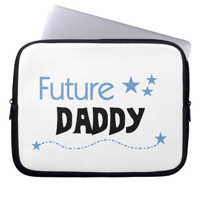 Toekomstige papa geschenken laptop sleeve (Voorkant)