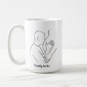 Toekomstige papa koffiemok (Links)