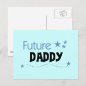 Toekomstige papa-shirts en cadeautjes briefkaart (Voorkant / Achterkant)