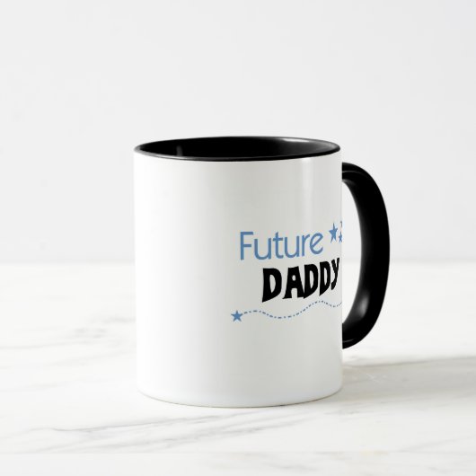 Toekomstige papa-shirts en cadeautjes mok (Voorkant rechts)