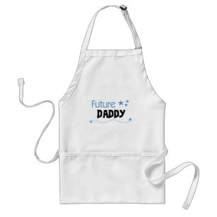 Toekomstige papa-shirts en cadeautjes standaard schort