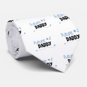 Toekomstige papa-shirts en cadeautjes stropdas (Opgerold)