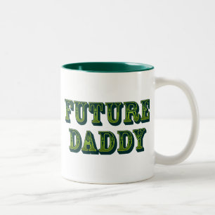 Toekomstige papa tweekleurige koffiemok