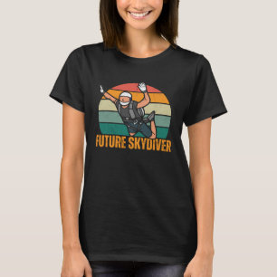 Toekomstige parachutist  parachutespringer t-shirt