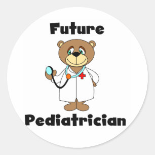 TOEKOMSTIGE PEDIATRICIAN RONDE STICKER
