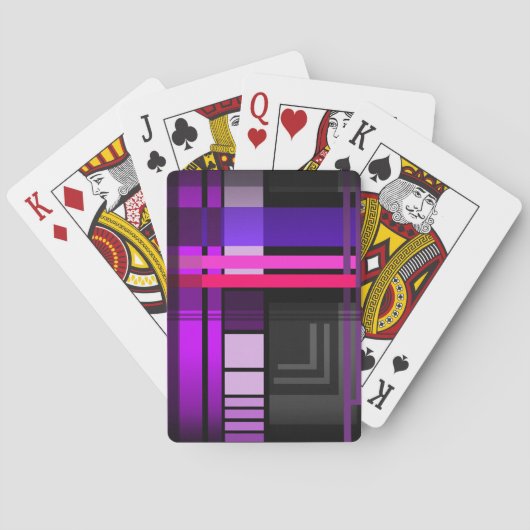 Toekomstige Perfecte Plaid Pokerkaarten (Achterkant)