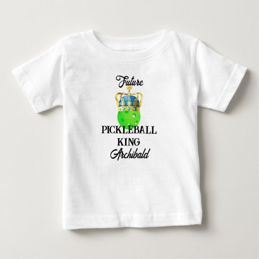 Toekomstige Pickleball King Baby Green Ball in Cro (Voorkant)